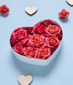 Heart-Shaped Rose Box